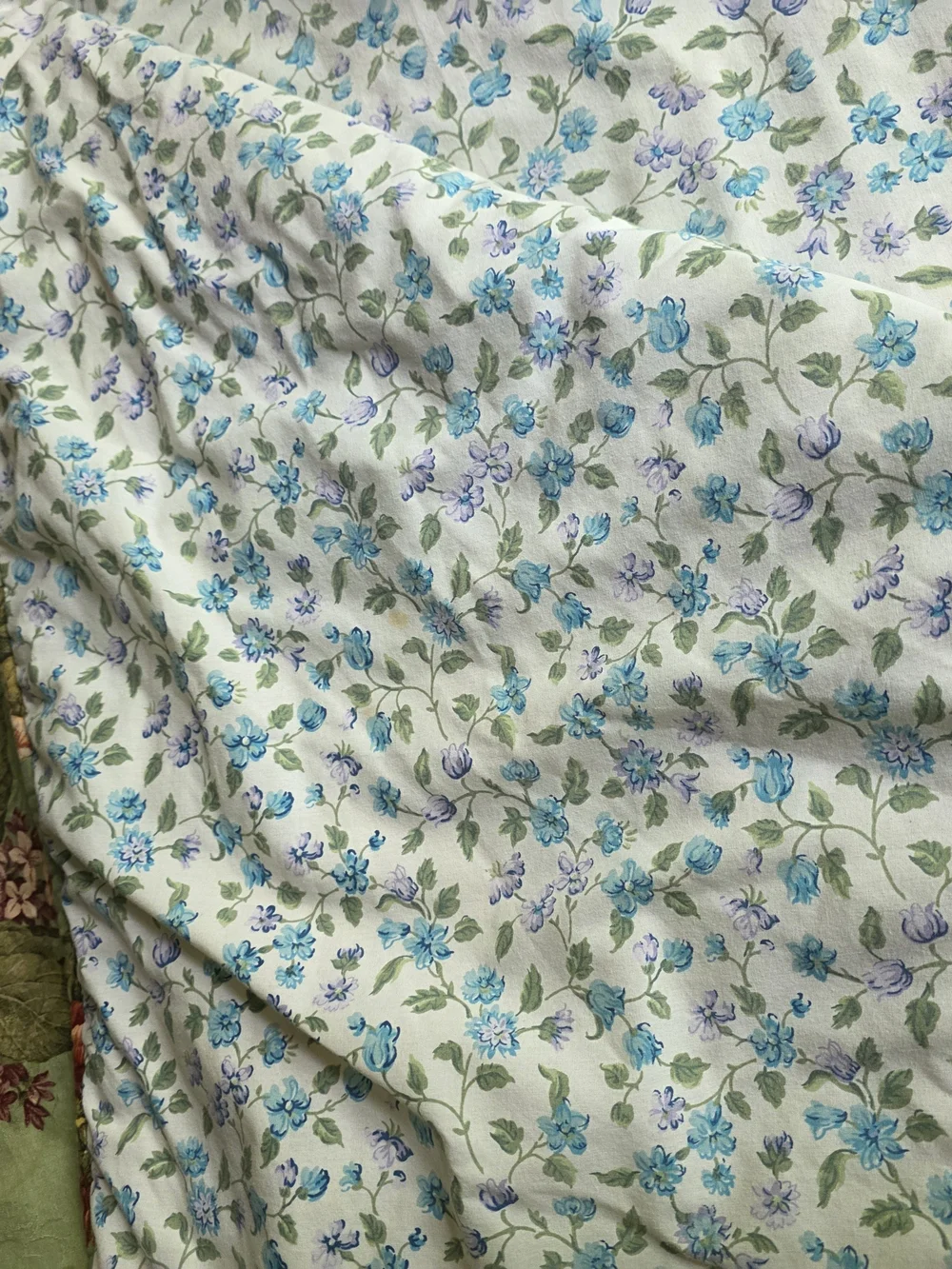 Floral Green Botanical Quilt Cover
